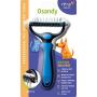 Osandy Pet Grooming Tools - 2 Sided Undercoat Rake for Dogs and Cats with Medium and Long Hair - Easy for Removing Undercoat Mats Tangles and Shedding