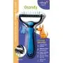 Osandy Pet Grooming Tools - 2 Sided Undercoat Rake for Dogs and Cats with Medium and Long Hair - Easy for Removing Undercoat Mats Tangles and Shedding Osandy Pet Grooming Tools - 2 Sided Undercoat Rake for Dogs and Cats with Medium and Long Hair - Easy for Removing Undercoat Mats Tangles and Shedding
