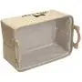 Morezi Linen-Cotton Dog Toy Box and Puppy Stuff Storage Basket Organizer - Perfect for organizing pet Toys, Blankets, leashes, Vest, chew Toy and Clothes
