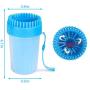 Persier Dog Paw Cleaner,Paw Washer Blue Soft Silicone Brush Portable Dog Paw Washer