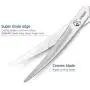 KINSARO Dog Grooming Scissors Dog Grooming Chunkers Dog Grooming Shears Dog Thinning Scissors for Dog 7'' 6.75'' Matte Silver