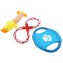 Alfie Pet - Kellan 10-Piece Set Frisbee and Rope Bundle Dog Toy