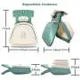 Jondarla Portable Pooper Scooper, Expandable Dog Pooper Scooper with Carabiner, Large Size Pet Waste Cleaner for Outdoors, Poop Scooper for Dog with 45pcs Dog Poop Scoop Waste Bag Refills in Dispenser