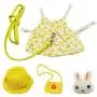 avbxcuecc Small Animal Harness Vest Leash Set Clothes with Accessory Travel Chest Strap Pet Accessories avbxcuecc Small Animal Harness Vest Leash Set Clothes with Accessory Travel Chest Strap Pet Accessories