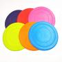 XIHONGSHIR Flying Frisbee, Dog Flying Disc, Dog Frisbee Soft, Tooth Resistant Training Fetch Pet Toys, Disc for Large and Small Dogs, Pack of 3 Non Toxic Dog Toys,Randomcolor,17.5cm