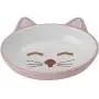 PetRageous 70658 Oval Here Kitty Stoneware Cat Bowl 5.5-Inch Wide and 1.5-Inch Tall Saucer with 5.3-Ounce Capacity and Dishwasher and Microwave Safe is Great for Cats, Pink PetRageous 70658 Oval Here Kitty Stoneware Cat Bowl 5.5-Inch Wide and 1.5-Inch Tall Saucer with 5.3-Ounce Capacity and Dishwasher and Microwave Safe is Great for Cats, Pink