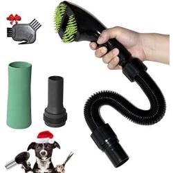 Gforest Pet Vacuum Grooming Brush Hair Shedding Deshedding Attachment Tool Kit Great for Dogs and Cats