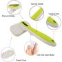 sag Self Cleaning Slicker Brush – Gently Removes Loose Undercoat, Mats and Tangled Hair – Your Dog or Cat Will Love Being Brushed with The Grooming Brush