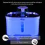 Cat Water Fountain Stainless Steel Drinking Bowl with Activated Carbon Filters and Waterproof Silicone Pet Mat, Auto Circulating Dispenser and Noiseless Pump, LED Refill Window Cat Water Fountain Stainless Steel Drinking Bowl with Activated Carbon Filters and Waterproof Silicone Pet Mat, Auto Circulating Dispenser and Noiseless Pump, LED Refill Window