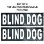 Blind Dog Nylon Dog Vest Harness. Purchase Comes with 2 Reflective Blind Dog Removable pathces. Please Measure Your Dog Before Ordering