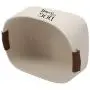 Geyecete Square Dog Toy Basket Storage Cotton Rope Storage Basket Pet/Pet Toy and Accessory Storage Bin Doy Toy Box