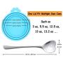 Comtim Pet Food Can Lids, Silicone Can Lids Covers for Dog and Cat Food, Universal Size Fits All Standard Size Dog and Cat Can Tops