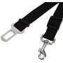 Tinksky 2pcs Adjustable Pet Dog Cat Safety Leads Car Vehicle Seat Belt Harness Seatbelt, Made from Nylon - Black