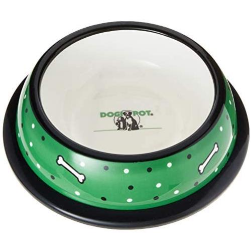 Sturdy Dog Bowl with Doggie Poop Bags – Bowls for Food and Water, BPA-Free, Dishwasher Safe - Ultra Thick & Strong Dog Waste Bags, Guaranteed Leak-Proof - Perfect for Crates & Cages - 200ct