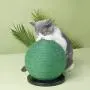 UQA Cat Scratch Post Green Wear-Resistant Sisal Material Modeling Cat Scratching Post Living Room Wear-Resistant Round Cat Climbing Frame Cat Toy Pet Supplies Cats Furniture