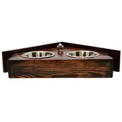 American Staffordshire Terrier, a Dogs Bowl with a Relief from ArtDog