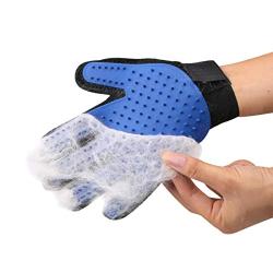 PETINCCN Pet Grooming Glove Gentle Deshedding Brush Bathing Massage Gloves Efficient Pets Hair Remover Mitt Perfect for Dogs & Cats & Horses with Long & Short Fur Enhanced Five Finger Design 1 Pair - Amazon Vine