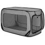 Loves cabin 36in Portable Large Dog Bed - Pop Up Dog Kennel, Indoor Outdoor Crate for Pets, Portable Car Seat Kennel, Cat Bed Collection, Grey/Green/Red