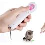 NuArt Cat Lighting Toy, Pet Training Exercise Chaser Tool, Multi Pattern (Pink)