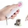 NuArt Cat Lighting Toy, Pet Training Exercise Chaser Tool, Multi Pattern (Pink)