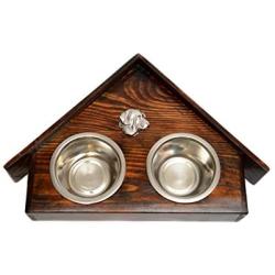 Spanish Mastiff, a Dogs Bowl with a Relief from ArtDog