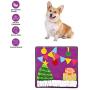 N/N Snuffle Mat for Dog Nosework Blanket Durable Washable Feeding Mat Large(27.5’’ X 27.5’’) Great for Stress Release,Dogs Gift,Holiday/Brithday Gift