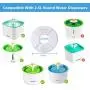 Apperloth 12Pcs Pet Fountain Replacement Filters for 84oz/2.5L Automatic Pet Fountain Dog Cat Water Fountain Dispenser Apperloth 12Pcs Pet Fountain Replacement Filters for 84oz/2.5L Automatic Pet Fountain Dog Cat Water Fountain Dispenser
