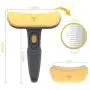 Canple Deshedding Brush Groom Comb 4 inches Curved Edge Long & Short Teeth Undercoat Grooming & Shedding Tool for Short, Medium and Long Hair Dogs and Cats (4 inches) Canple Deshedding Brush Groom Comb 4 inches Curved Edge Long & Short Teeth Undercoat Grooming & Shedding Tool for Short, Medium and Long Hair Dogs and Cats (4 inches)