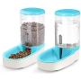 Pet Water Feeder Dispenser, Automatic Pet Waterer,Dog Cat Water Food Combo,Pet Water Dispenser Station,Automatic Gravity Water Drinking Fountain Bottle Bowl Dish Stand 1 Gal (3.8L Feeder Foundation)
