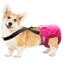 Paw Inspired Dog Diaper Suspenders | Dog Suspenders, Canine Suspenders | Dog Diaper Harness (S/M, Black)
