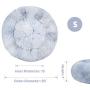 FURTIME Calming Dog Bed Cat Bed Donut Cuddler 16/20/23/30inch Round Anti-Slip Faux Fur Pet Bed for Small Medium Dogs and Cats Anti-Anxiety Fluffy Puppy Bed Washable Orthopedic Dog Bed with Muti-Color