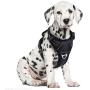 Hikiko Dog Harness No Pull Dog Harness+Dog Collar Adjustable Outdoor Metal D Buckle Easy to Control Reflective Oxford Vest for Medium and Large Dogs