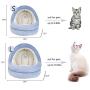 GAPZER Warming Cat Bed Machine Washable Kitty Cave with Cat Ball Cozy Puppy Nest with Anti-Slip & Waterproof Bottom for Indoor Cats & Small Dogs