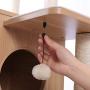 Xinyu Cat Tree Modern Cat Tower Featuring with Fully Sisal Covering Scratching Posts, Deluxe Condos and Large Space Capsule Nest
