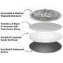 Ushang Pet Premium Faux Long Fur Calming Cuddler Orthopedic Round Dog Sofa Bed, Self-Warming Shag Dog Cushion Donut Bed for Medium & Large Dog (Large 36 inch, Gray) Ushang Pet Premium Faux Long Fur Calming Cuddler Orthopedic Round Dog Sofa Bed, Self-Warming Shag Dog Cushion Donut Bed for Medium & Large Dog (Large 36 inch, Gray)