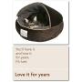 Floppy Ears Design Microfiber and Fleece Hooded Pet Bed