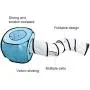 YNNG Cat Tunnel Toy, Foldable Cat Tunnel Tent S-Type Cat Tunnel Portable Pet Fun Play Toy Tent Cat Tunnel Toy for Rabbits, Small Animal,Blue YNNG Cat Tunnel Toy, Foldable Cat Tunnel Tent S-Type Cat Tunnel Portable Pet Fun Play Toy Tent Cat Tunnel Toy for Rabbits, Small Animal,Blue
