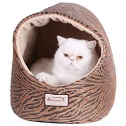 Armarkat Cat Bed, Bronzing and Beige