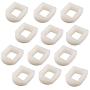 Poweka Foam Pre-Filters for Drink-Well Stainless Steel 360, Avalon, Pagoda, Seascape and Sedona Water Bowl - 12 Packs Dog and Cat Pet Fountain Prefilters (White)