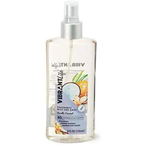 Vibrant Life Fragrance Mist for Dogs Vanilla & Coconut MOISTURIZING • Premium Fragrance • Enhanced Odor Control Vibrant Life Fragrance Mist for Dogs Vanilla & Coconut MOISTURIZING • Premium Fragrance • Enhanced Odor Control