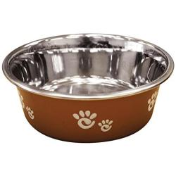 Ethical Pet Barcelona Pet Dish, 16-Ounce, Pearlized Copper