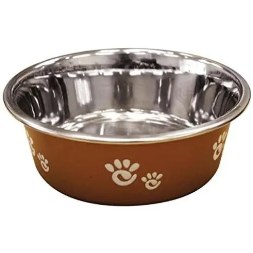 Ethical Pet Barcelona Pet Dish, 16-Ounce, Pearlized Copper Ethical Pet Barcelona Pet Dish, 16-Ounce, Pearlized Copper