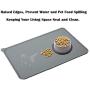 Love Dream Cat Dog Bowl Mat Silicone Pet Feeding Mat, BPA-Free, Easy Clean, Cat Dog Feeding Mat Waterproof Washable