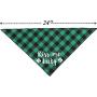 Shamrock Dog Bandana and Plush Dog Squeaky Bone Toy for Small Medium Dogs,Pet Gifts for St. Patricks Day