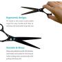 IRONPUP Dog Grooming Scissors Kit, Professional Pets Grooming Shears, Stainless Steel Dog Scissors for Grooming, Dog Scissors Kit - Thinning, Straight, Curved Scissors and Comb for Pet