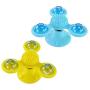 Ttzz Cat Windmill Toy, Three-Headed Windmill Cat Toys with Suction Cup Interactive Toy for Pet