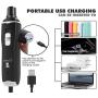 Pecute Large Dog Nail Grinder Rechargeable Electric Dog Nail Trimmer for Paw Grooming Gentle and Painless Nail Clippers for Medium and Large Dogs (2H Quick USB Charge 14H Long Work Time)