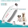 VANHO Dog Nail Grinder,3 Speed Dog Nail Trimmer with LED Light,Electric Pet Nail Clipper Rechargeable Painless Paws File Grooming & Smoothing for Small Medium Large Dogs & Cats