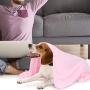 Super Absorbent Dog Towel Quick Drying Dog Bath Towel Pet Bathrobe Blanket Suitable for Small Dog Cat Puppy Pet