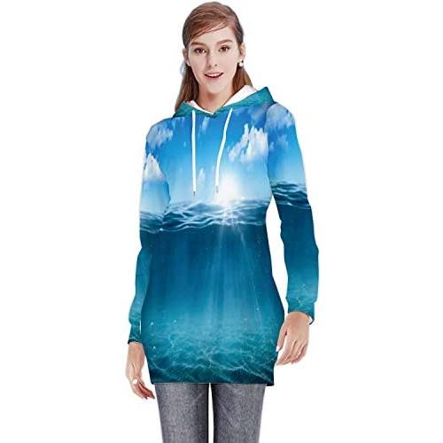 C COABALLA Let it Snow - Child,Womens Sweatshirt Casual Long Sleeve Pullover Hoodie Dress Winter S